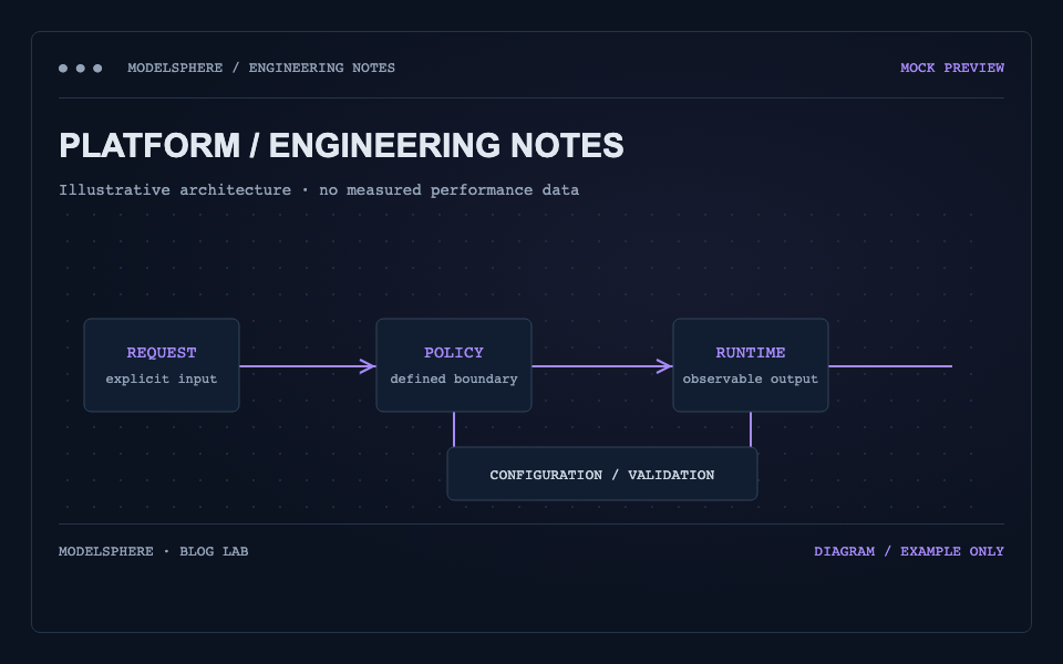 从请求到 Token:理解大模型推理的基础设施协作的示意封面;非实测数据
